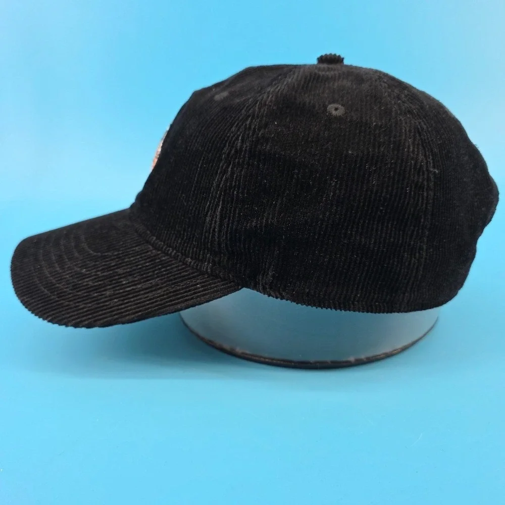 The Simpsons Bart‎ Simpson Skeleton Corduroy Dad Hat Black Mad Engine Strapback
